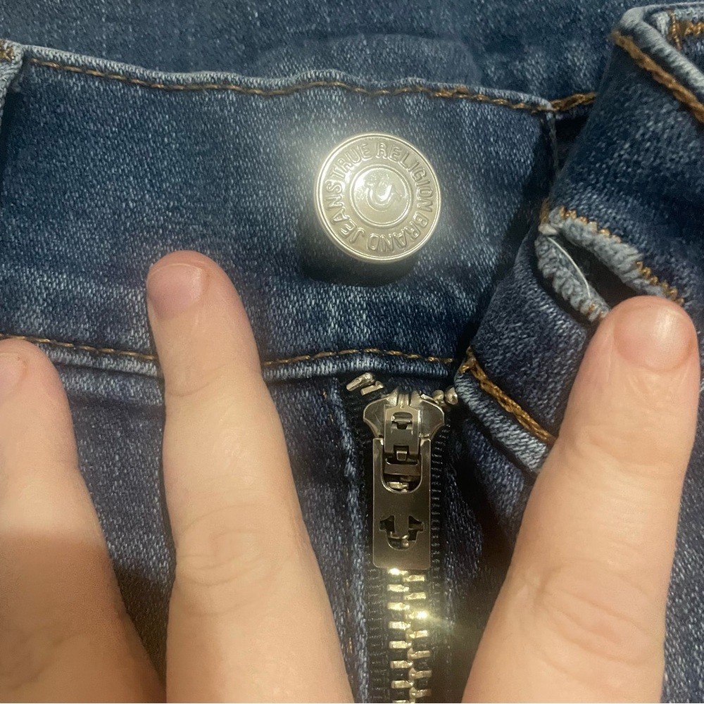 True Religion Skinny Flap Pocket Jeans - Picture 3 of 9